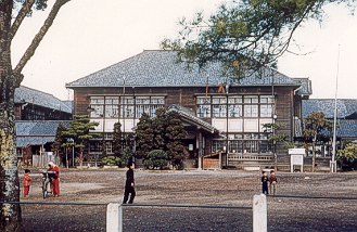 Wooden school house in Sendai