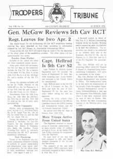 Troopers News in 1954